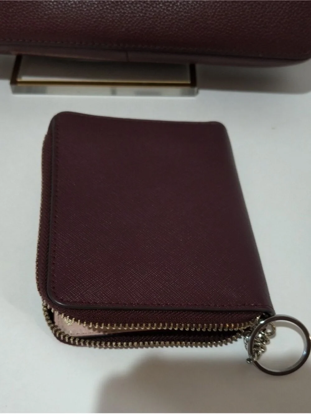 kate spade Burgundy and Blush Two-Tone Crossbody with Wallet